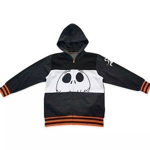 Jack Skellington Zip-Up Hoodie for Boys 4 
